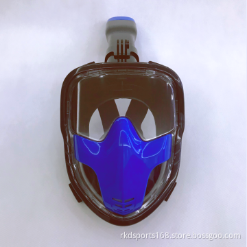 Cool Optional Features Anti-Fog Full Face Snorkeling Mask